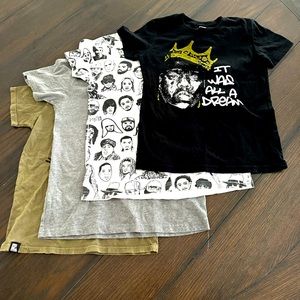 Cool Rare Boys Hip Hop T-shirts - Biggie, Childish Gambino, Drake